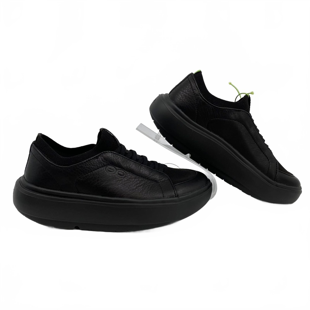 OOFOS Black OOMG+ Club Sneakers | Womens 6
